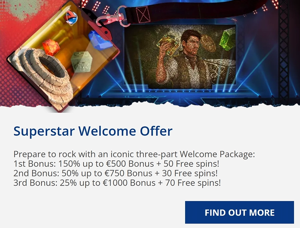 Superstar Welcome Offer